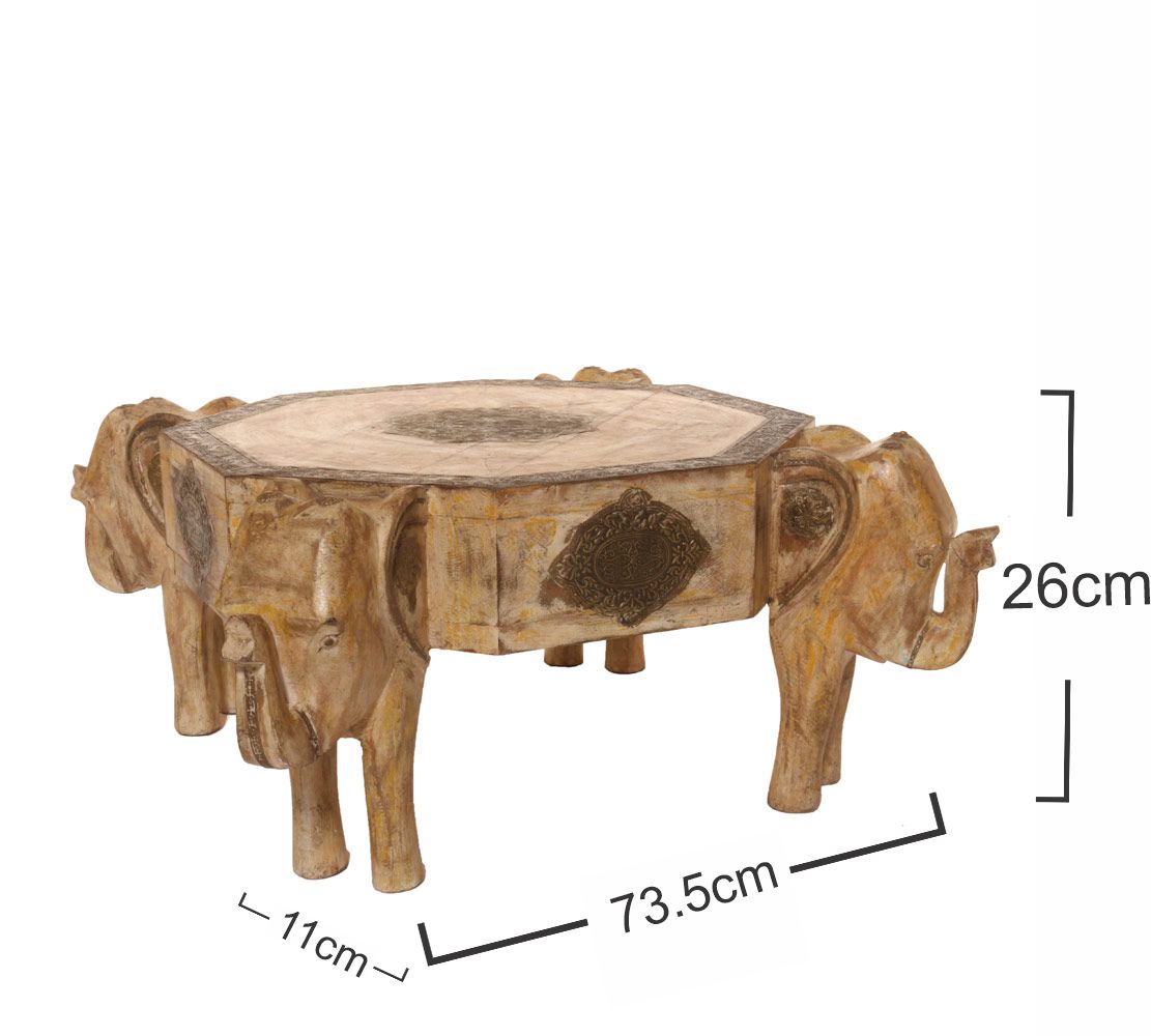 Handcrafted Low Heighted Stool – Premium Wooden Accent Stool for Home Décor