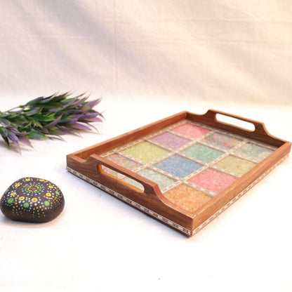 9x12 Wooden Mota Gemstone Tray
