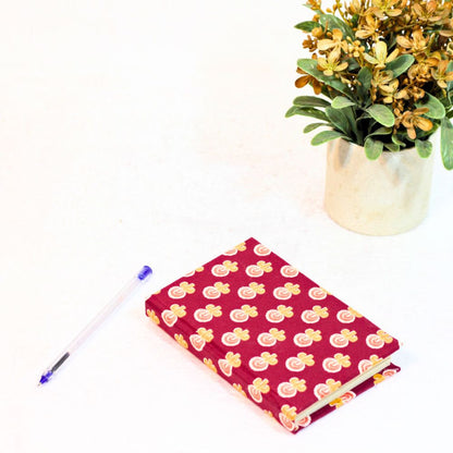 Cloth Diary 6x4 — Handcrafted Fabric Cover Notebook