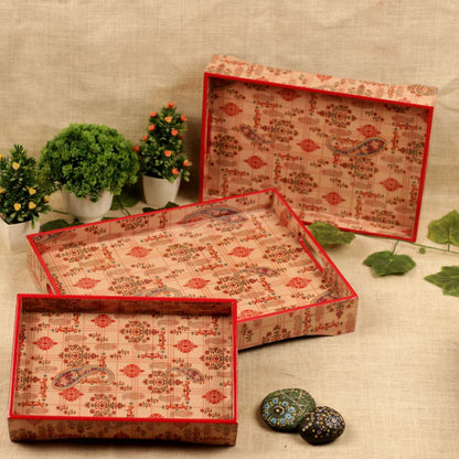 PRINTED TRAY SET CUTTING 3 PCS