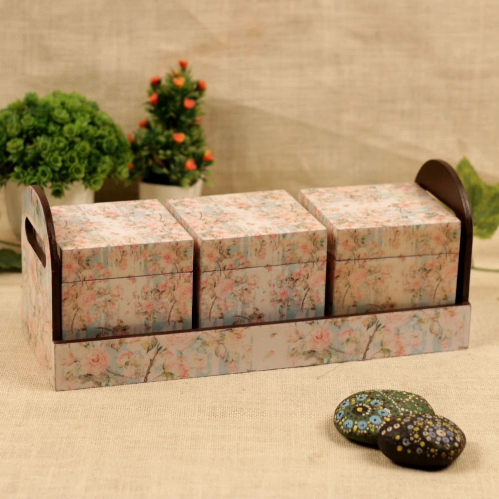 PRINTED JAAR WITH 3 BOX