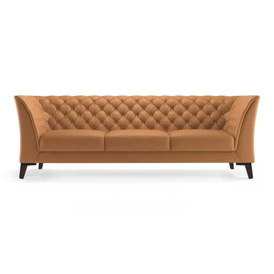 Weston 3 Seater Sofa | Tufted Chesterfield Style Upholstered Sofa-Shivora Crafts