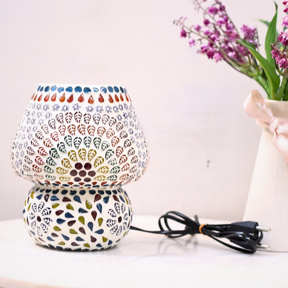 5 Inch Handcrafted Decorative Table Lamp – Premium Home Accent Lamp
