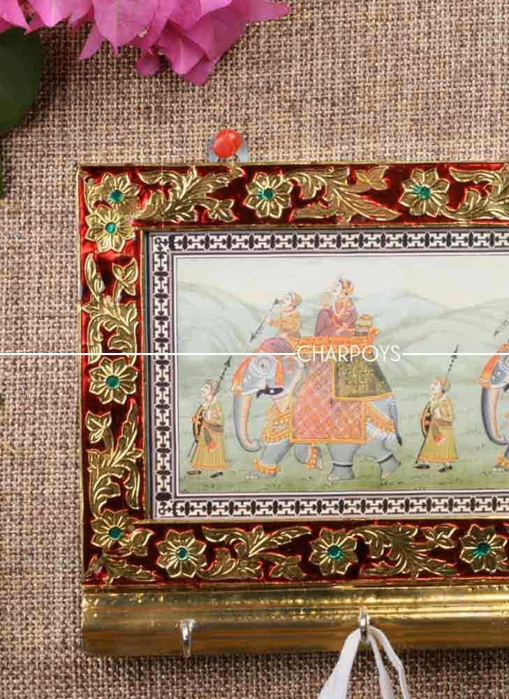 Meenakari Key Holder – Traditional Indian Enamel Art