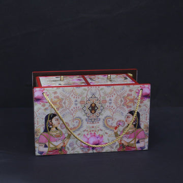 WOOD PRINTED DRY FRUIT BOX
