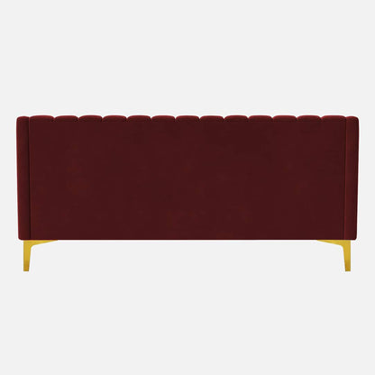 Modern Vertical Channel Tufted 3-Seater Sofa - Shivora Crafts