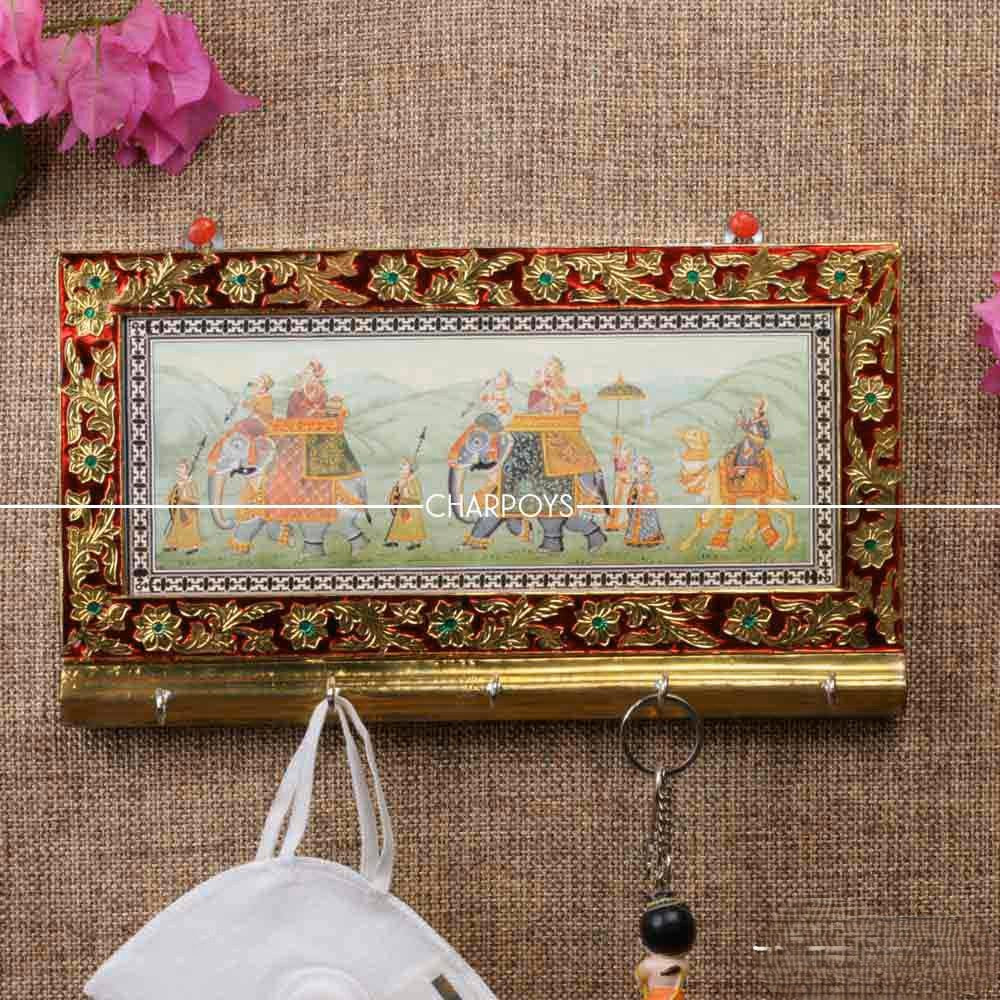 Meenakari Key Holder – Traditional Indian Enamel Art