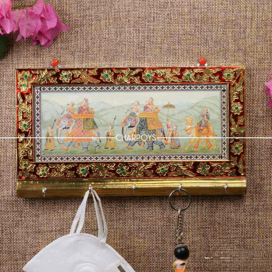Meenakari Key Holder – Traditional Indian Enamel Art