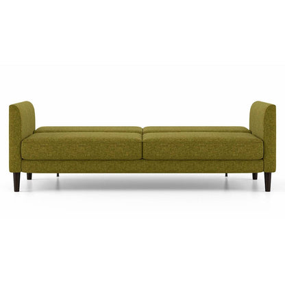Modern 3 Seater Fabric Sofa with Cushioned Backrest- Shivora Crafts