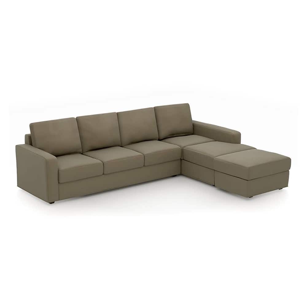 Modern L-Shaped Sectional Sofa with Chaise Lounge