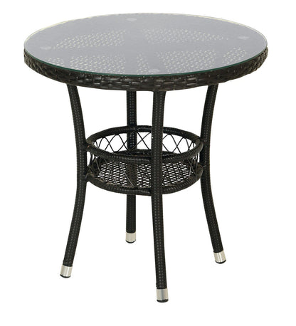 Outdoor Patio Dining Set – 2 Chairs & Round Table