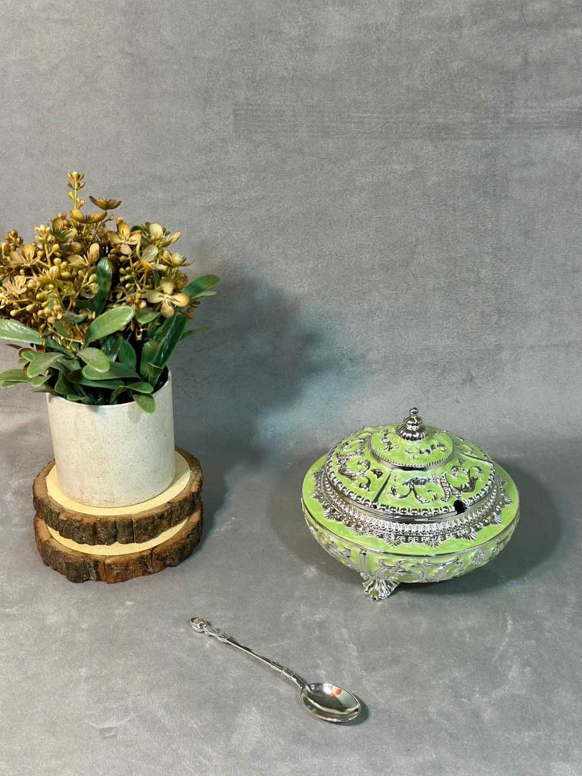 Metal Candy Bowl — Handcrafted Decorative Serving Bowl