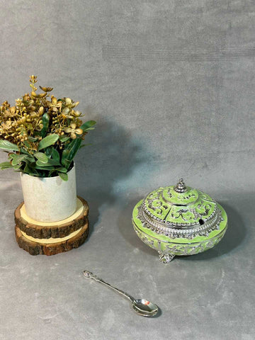 Metal Candy Bowl — Handcrafted Decorative Serving Bowl