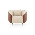 Quilted Channel Back Accent Armchair - Shivora Crafts