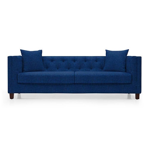 3-Seater Tufted Upholstered Sofa
