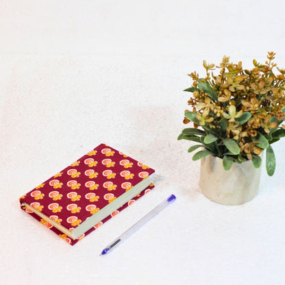 Cloth Diary 6x4 — Handcrafted Fabric Cover Notebook