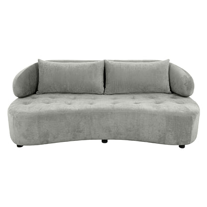 Modern Tufted Deep-Seat Lounge Sofa