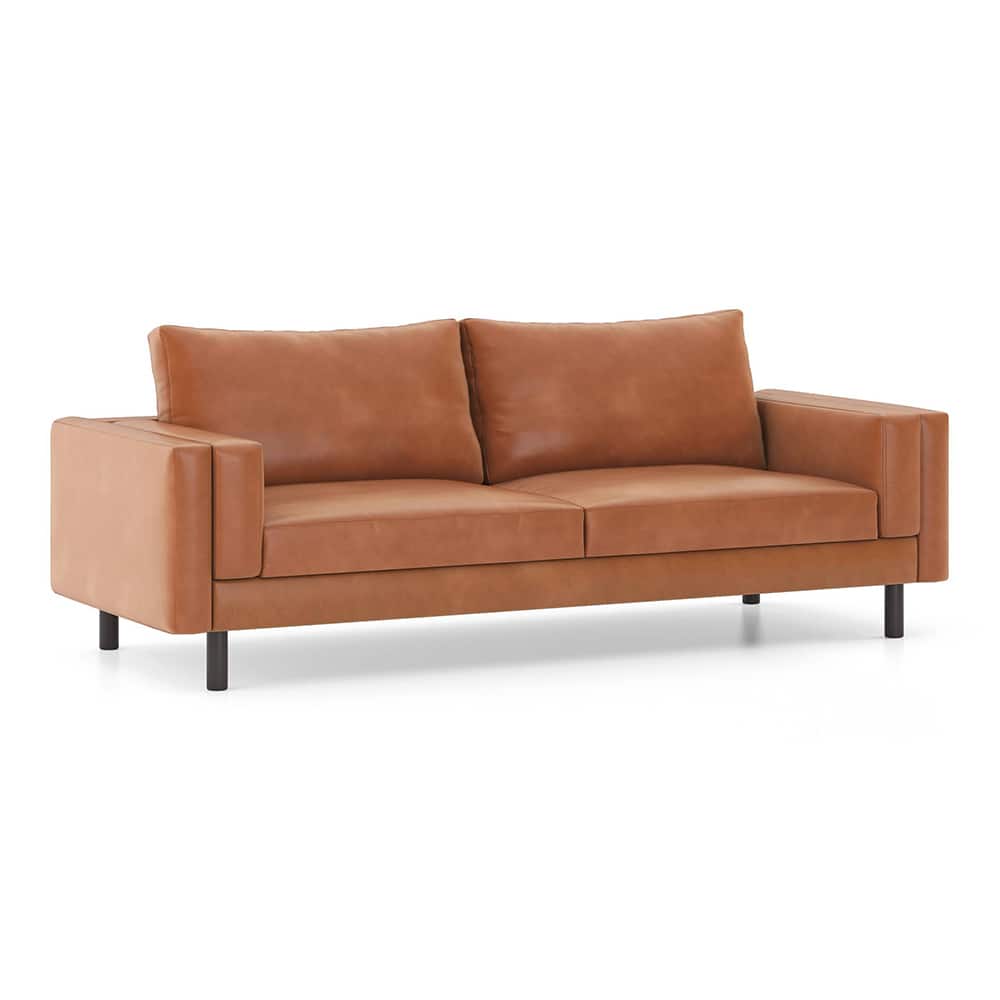 Modern 3 Seater Sofa with Plush Cushioned Seating