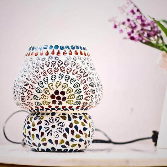 5 Inch Handcrafted Decorative Table Lamp – Premium Home Accent Lamp