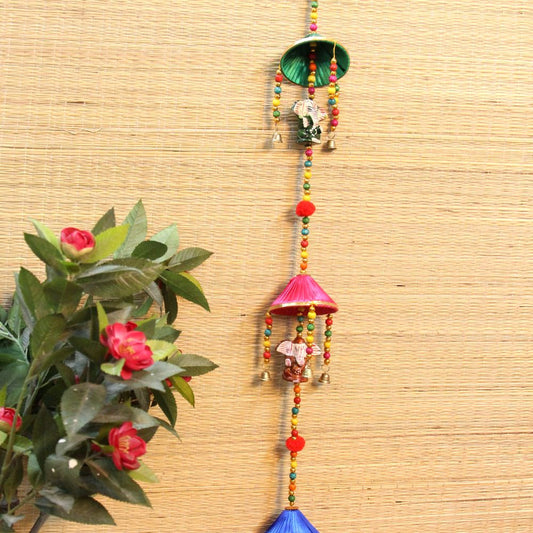 Handcrafted 3 Inch Deep Latkan – Traditional Hanging Diya Decor