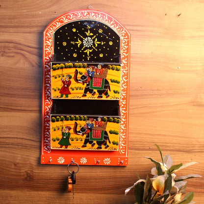 Letter Rack Double & Key Stand