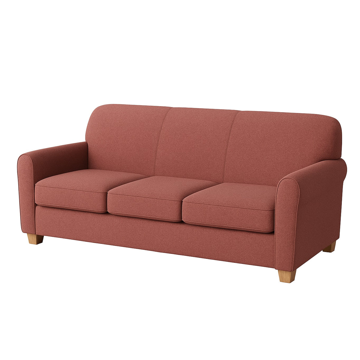 Modern 3 Seater Sofa for Living Room | Fabric Upholstered Sofa