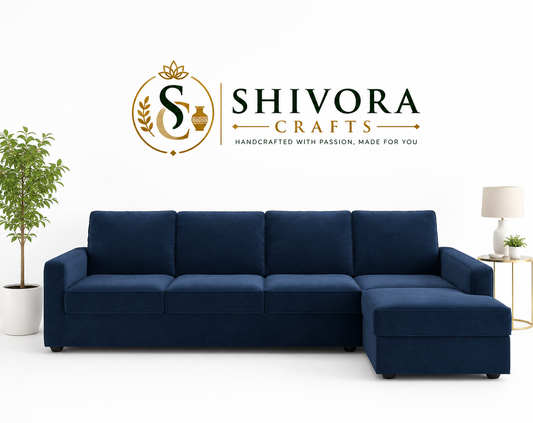 Modern L-Shaped Sectional Sofa with Chaise