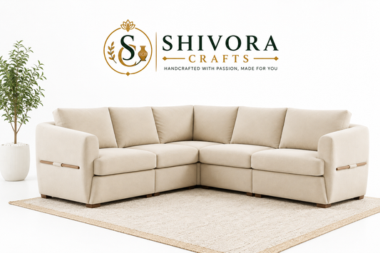 Modern L-Shaped Sectional Sofa with Corner Chaise
