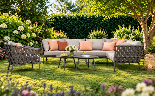 Outdoor Modular Patio Sofa Set | Sectional Sofa, Lounge Chairs & Tables
