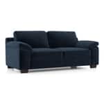 Modern 3 Seater Sofa | Plush Upholstered Sofa with Rolled Arms- Shivora Crafts