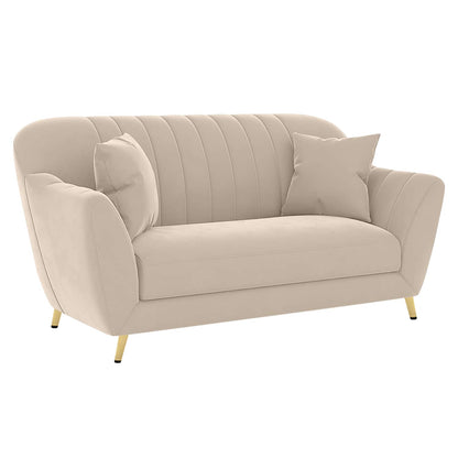 Modern Vertical Channel 2 Seater Sofa