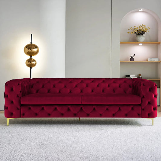 Modern Chesterfield 3 Seater Sofa | Shivora Crafts