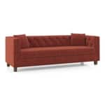 Modern 3-Seater Tufted Sofa with Rolled Arms-Shivora Crafts
