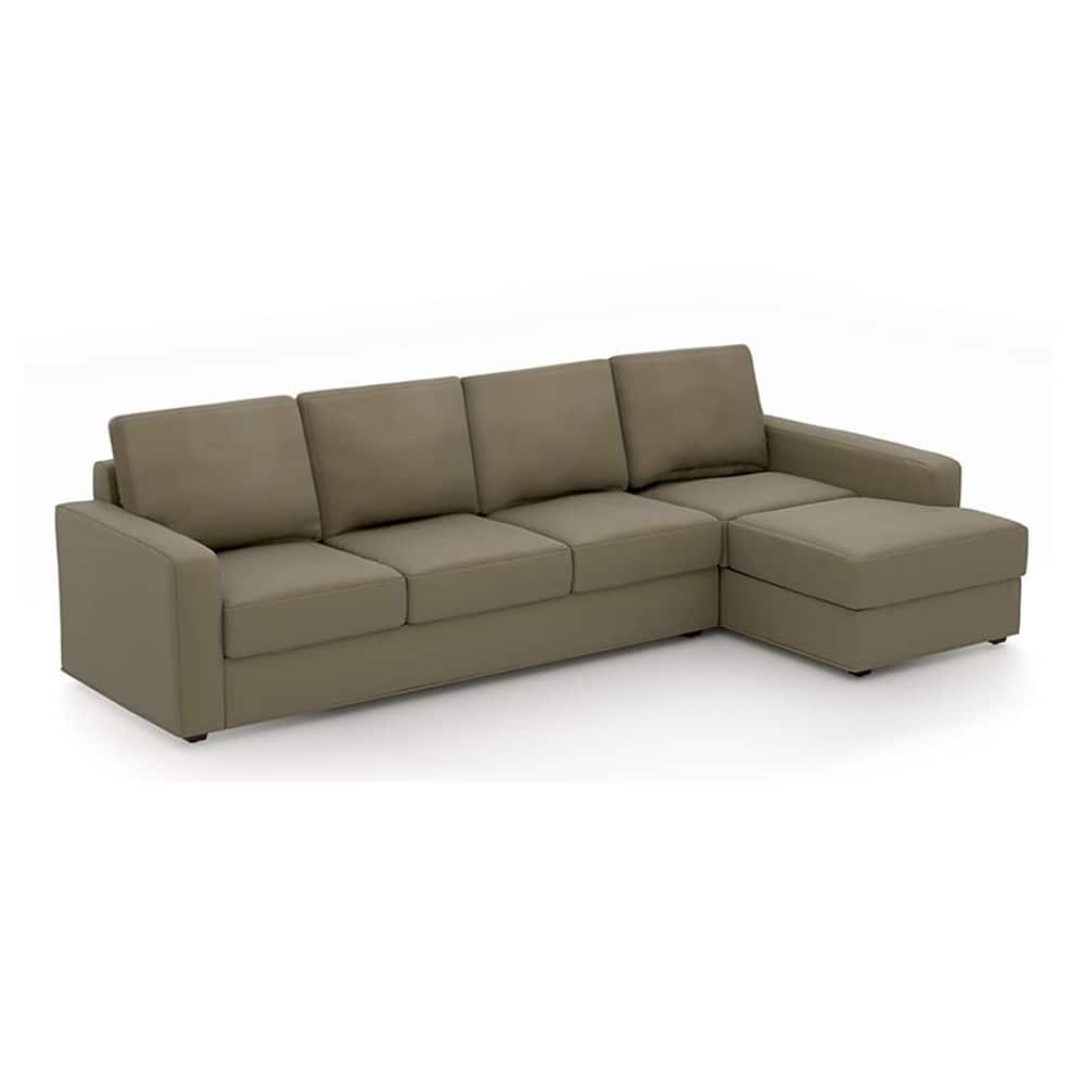 Modern L-Shaped Sectional Sofa with Chaise Lounge