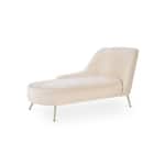 Modern Curved Lounge Chaise Chair – Elegant Upholstered Accent Seat-Shivora Crafts