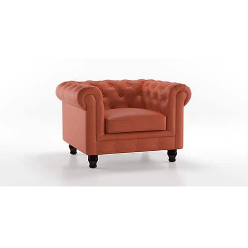 Classic Chesterfield Tufted Accent Armchair