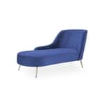 Modern Curved Lounge Chaise Chair – Elegant Upholstered Accent Seat-Shivora Crafts