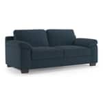 Modern 3 Seater Sofa | Plush Upholstered Sofa with Rolled Arms- Shivora Crafts
