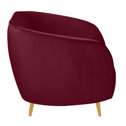 Modern Curved Channel Tufted 3-Seater Sofa- Shivora Crafts
