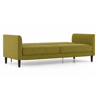 Modern 3 Seater Fabric Sofa with Cushioned Backrest- Shivora Crafts