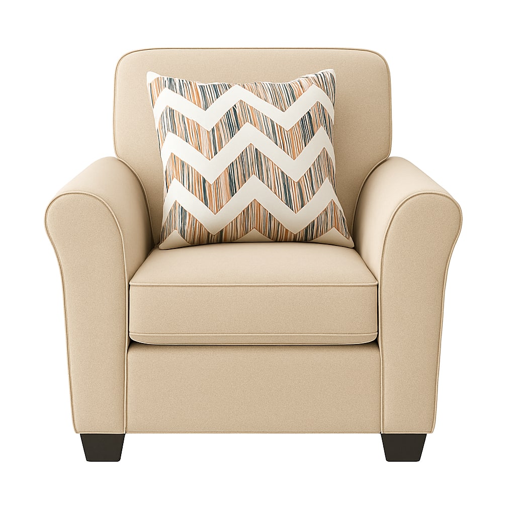 Modern Upholstered Accent Armchair