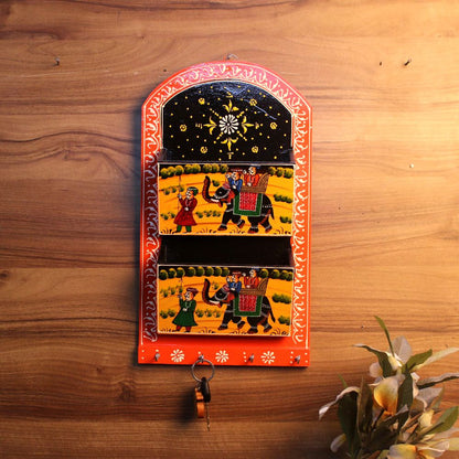 Letter Rack Double & Key Stand