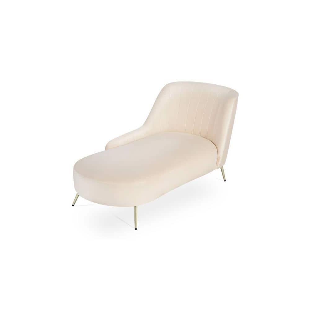 Modern Curved Lounge Chaise Chair – Elegant Upholstered Accent Seat-Shivora Crafts
