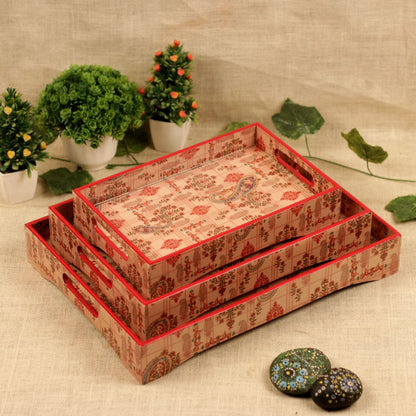 PRINTED TRAY SET CUTTING 3 PCS