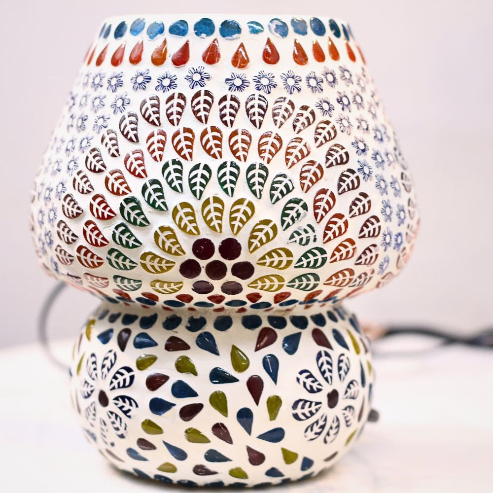 5 Inch Handcrafted Decorative Table Lamp – Premium Home Accent Lamp