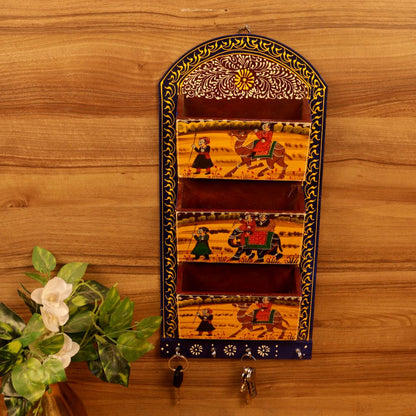 LETTER RACK TRIPLE KEY HOLDER