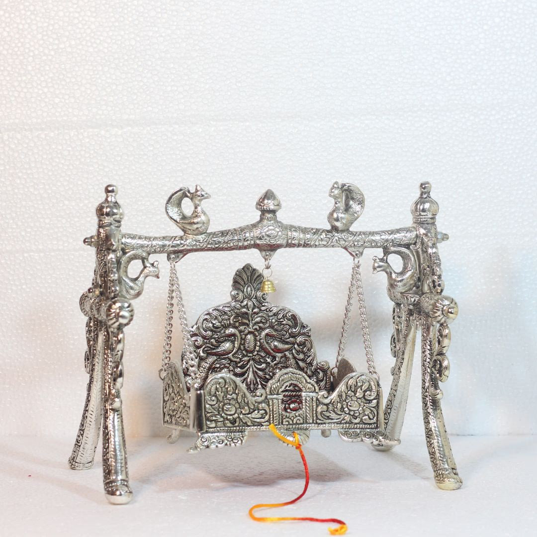Metal Jhula — Handcrafted Decorative Swing Showpiece