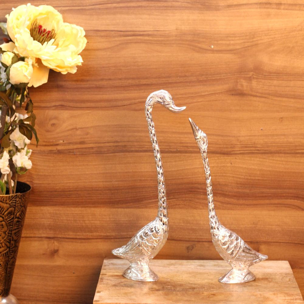 Love Birds Set 11" — Handcrafted Decorative Bird Couple Figurine
