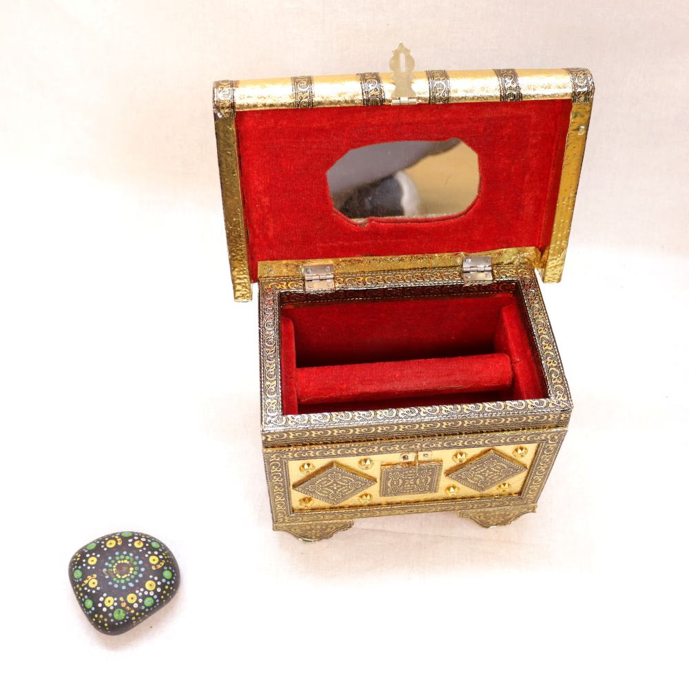 Pitari Rexin Box | 8 Inches | Traditional Indian Storage & Gifting