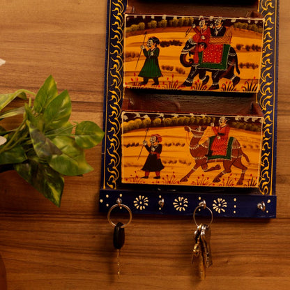 LETTER RACK TRIPLE KEY HOLDER